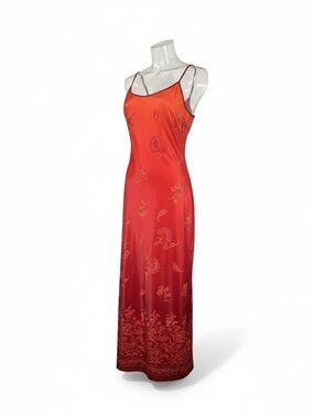 California Concepts Y2K Asian Printed Maxi Dress Size S